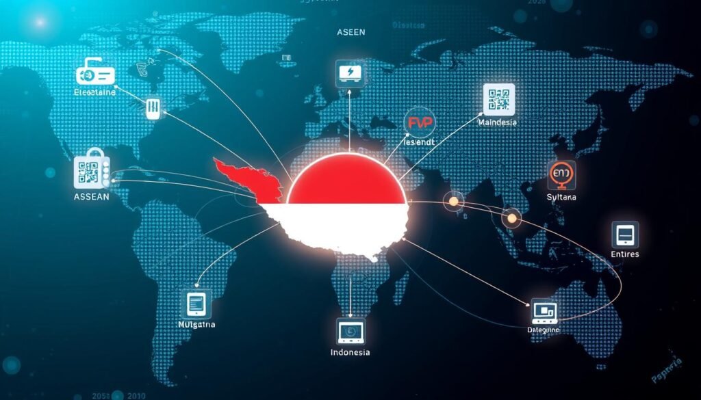 Visualisasi integrasi pembayaran digital Indonesia dengan sistem global 2025-2030 Visualisasi integrasi pembayaran digital Indonesia dengan sistem global 2025-2030